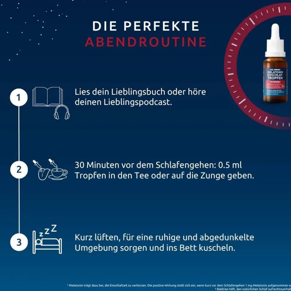 DR.THEISS Melatonin Einschlaf-Tropfen intensiv|