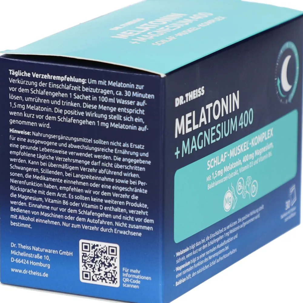 Dr. Theiss Melatonin + Magnesium 400 Schlaf-Muskel-Komplex> Sale