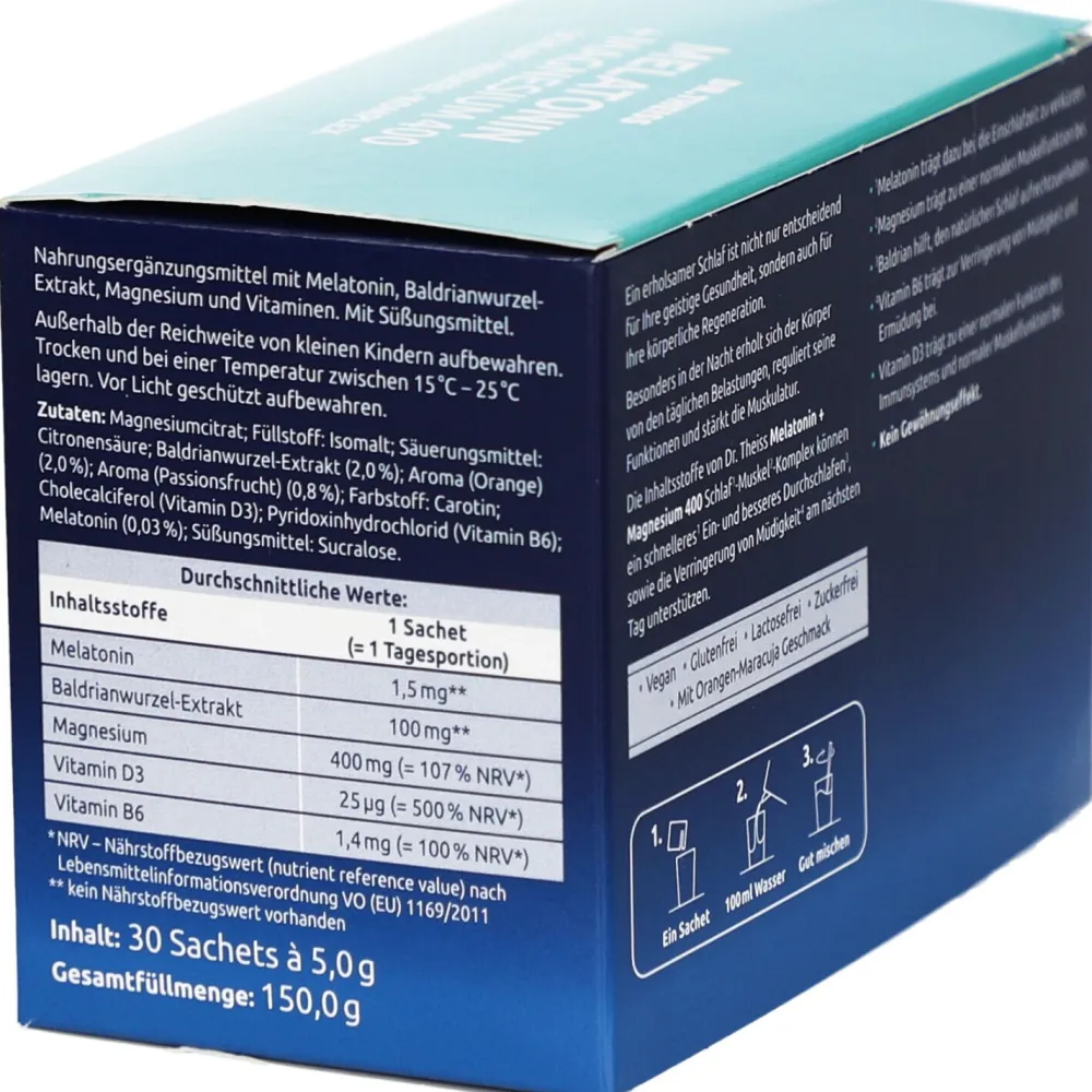 Dr. Theiss Melatonin + Magnesium 400 Schlaf-Muskel-Komplex> Sale