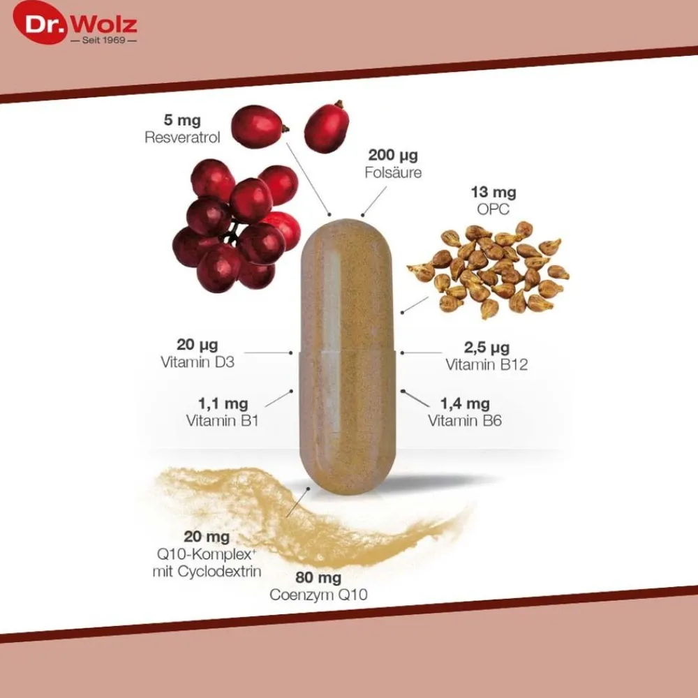 Dr. Wolz Cardio protect Q10 Herzkapseln> Clearance