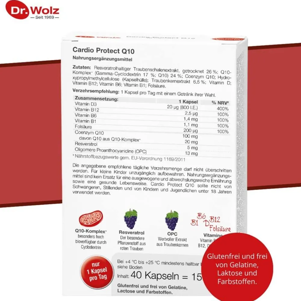 Dr. Wolz Cardio protect Q10 Herzkapseln> Clearance