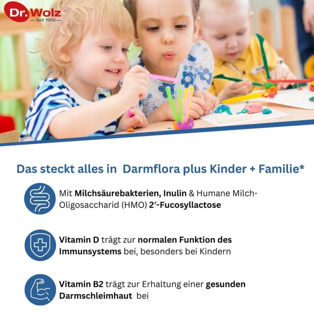 Darmflora plus® Kinder + Familie>Dr. Wolz Hot