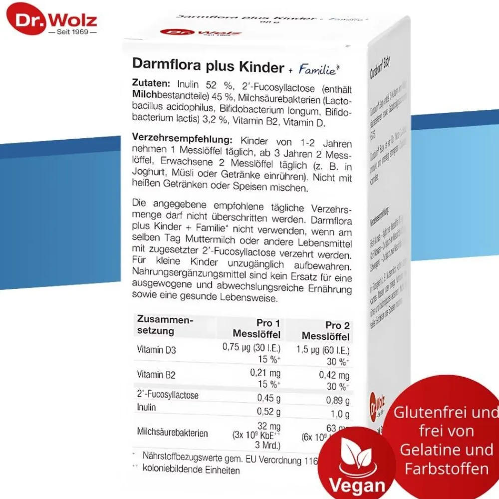 Darmflora plus® Kinder + Familie>Dr. Wolz Hot