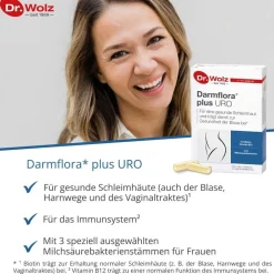 Darmflora* plus URO, 40 Kapseln>Dr. Wolz Discount