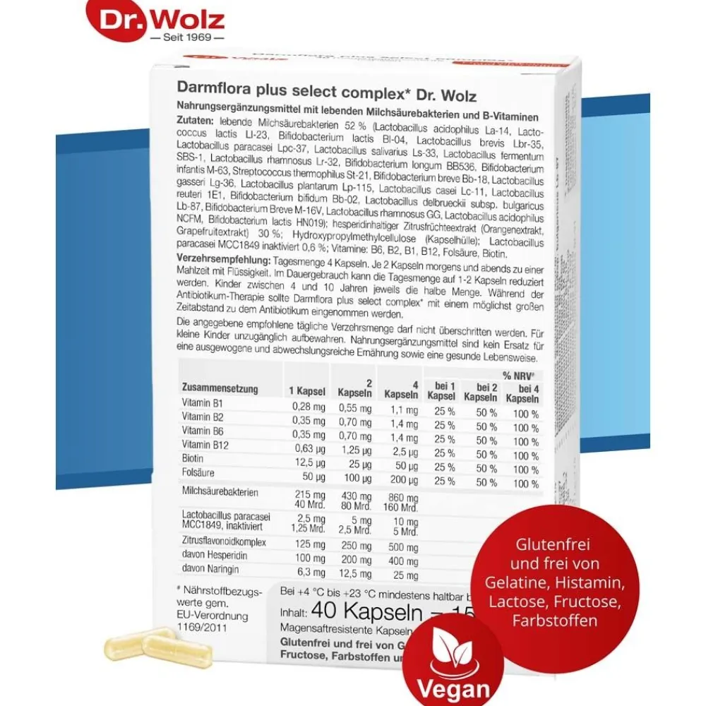 Dr. Wolz Darmflora select complex*|