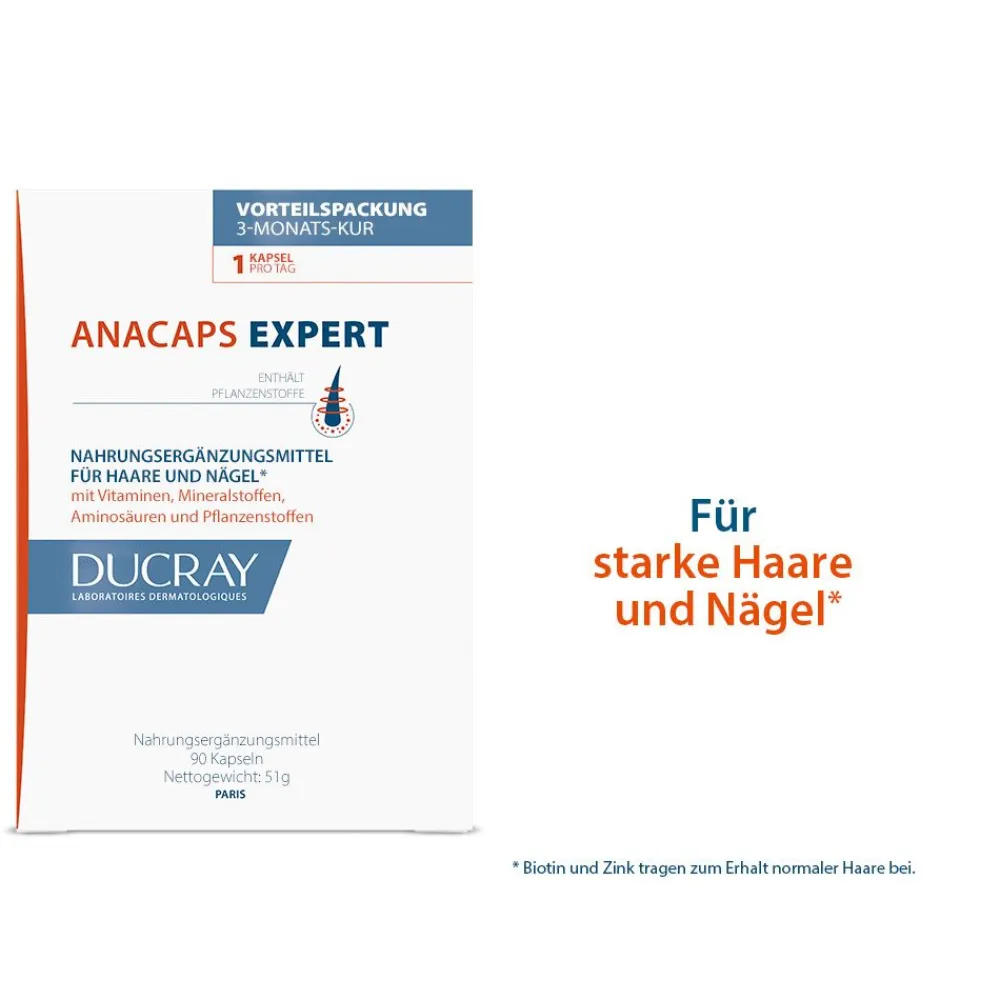 Anacaps Expert – Nahrungsergänzungsmittel für Haare & Nägel>Ducray Best