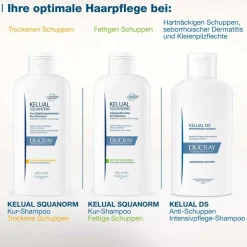 DUCRAY KELUAL SQUANORM Fresh Control Kopfhaut-Tonikum + DUCRAY Elution Ausgleichendes Shampoo 100 ml GRATIS><noscript><img width=