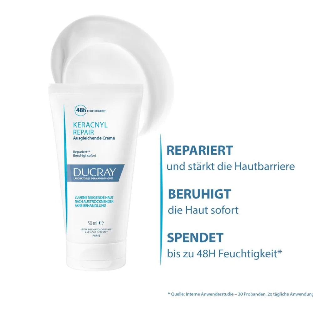 DUCRAY KERACNYL REPAIR Creme -bei austrocknender (medikamentöser) Aknebehandlung> Best
