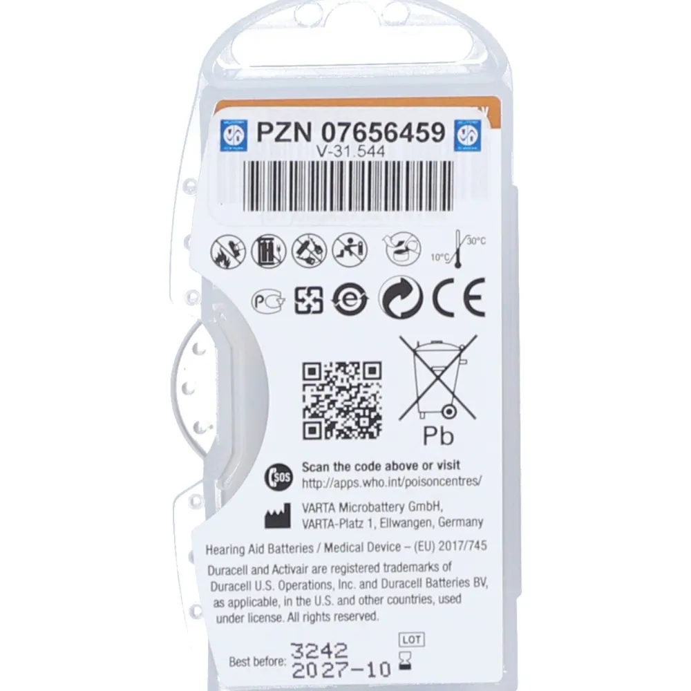 ® ACTIVAIR® HEARING AID 312>DURACELL Sale