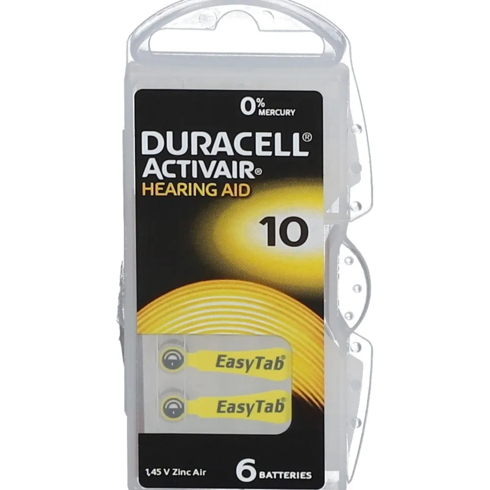® ACTIVAIR 10 Hörgerätebatterie>DURACELL Best