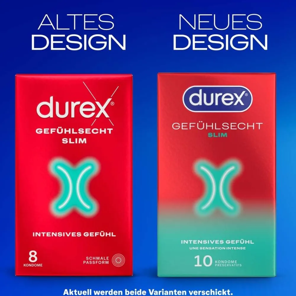® Gefühlsecht Kondome Slim Fit 52,5 mm>Durex Best