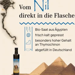 Dynamis Ägyptisches Schwarzkümmelöl Bio kaltgepresst| Online