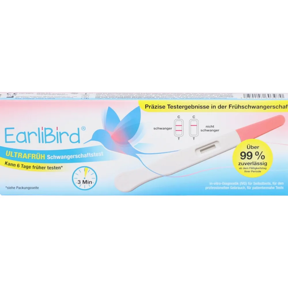 EARLIBIRD Ultrafrüh Schwangerschaftstest| Clearance