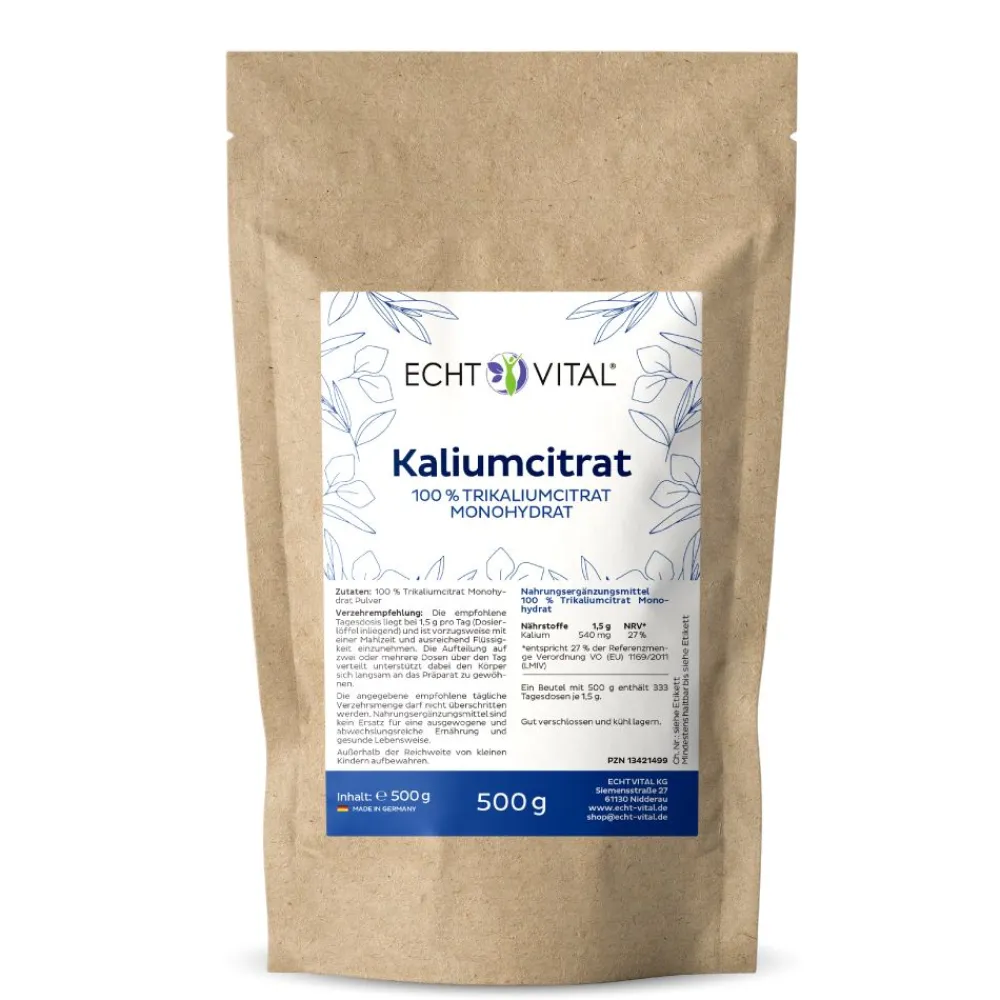 Kaliumcitrat Pulver|Echt Vital New