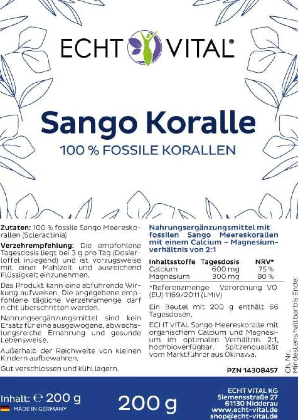 Sango Koralle Pulver>Echt Vital Outlet