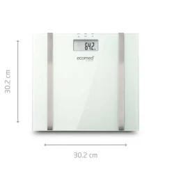 ecomed BS-70E digitale Körperanalysewaage bis 150 kg Personenwaage aus Glas|Medisana Sale
