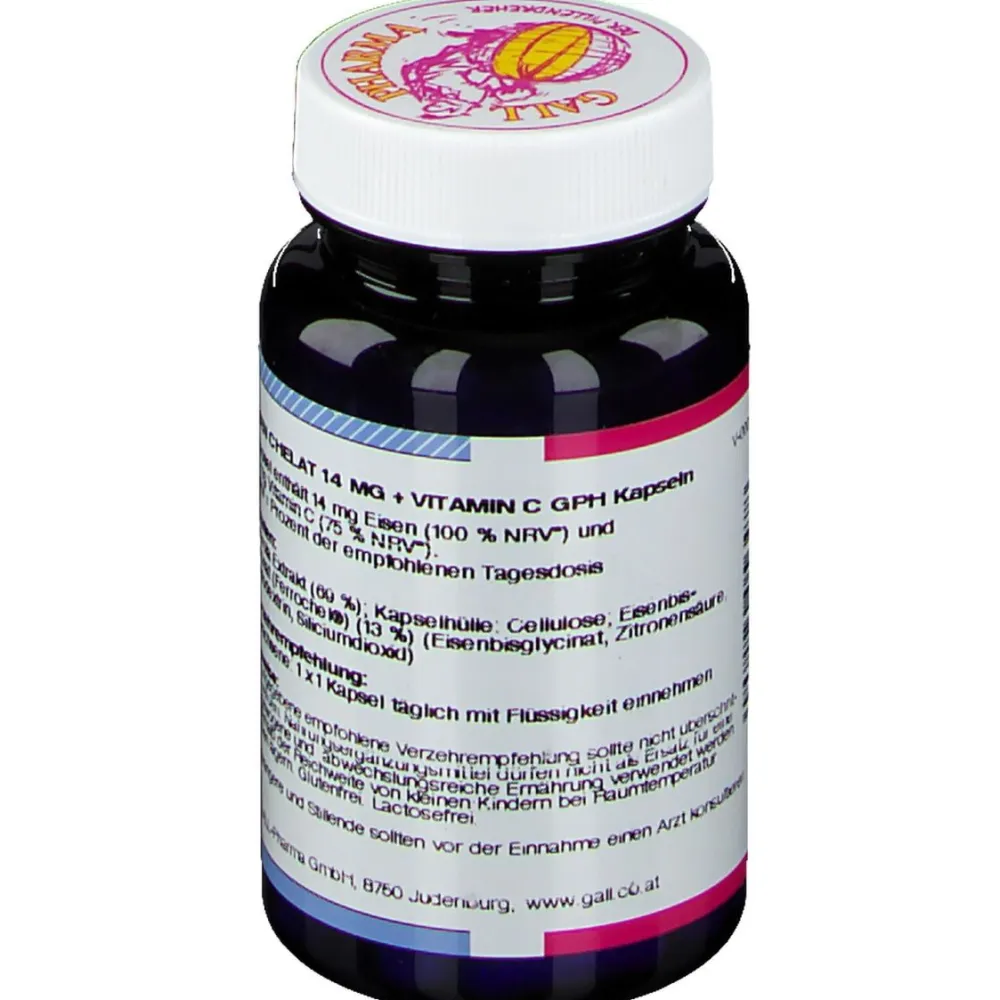 Eisen Chelat 14 mg + Vitamin C GPH| Best