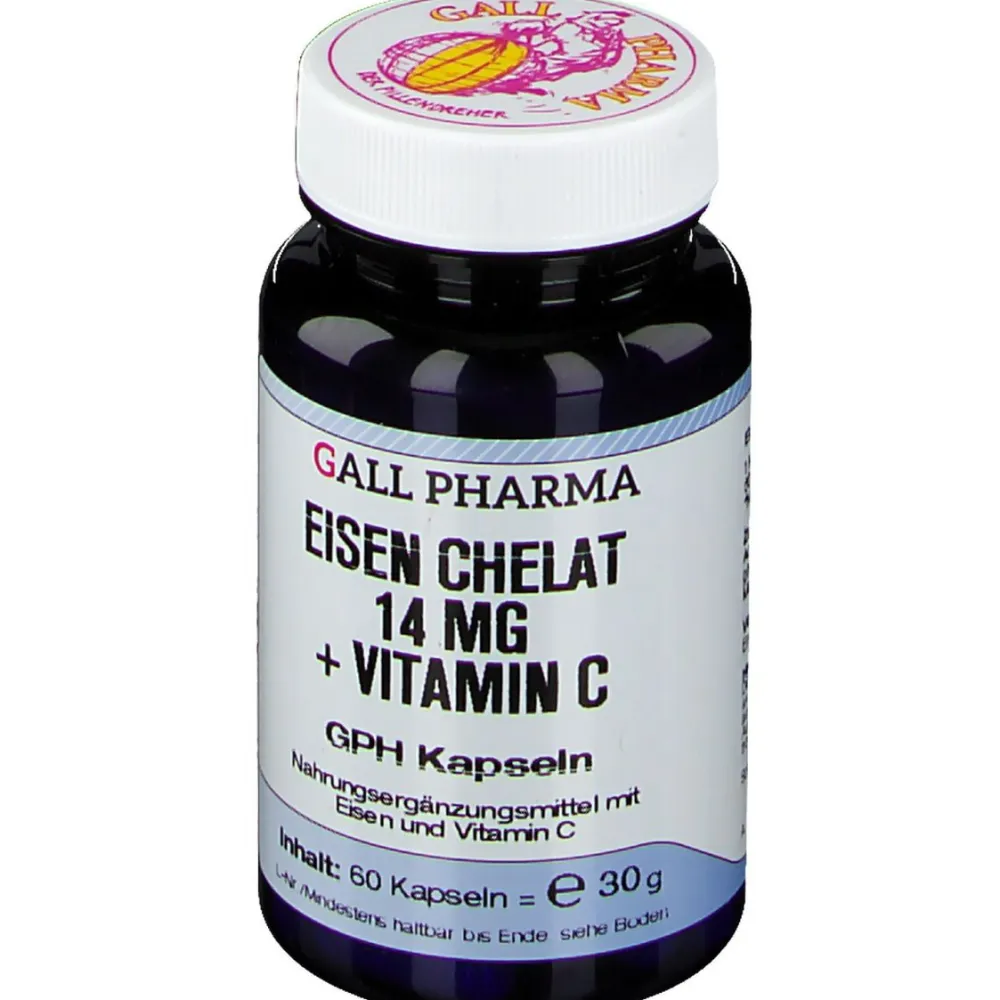 Eisen Chelat 14 mg + Vitamin C GPH| Best