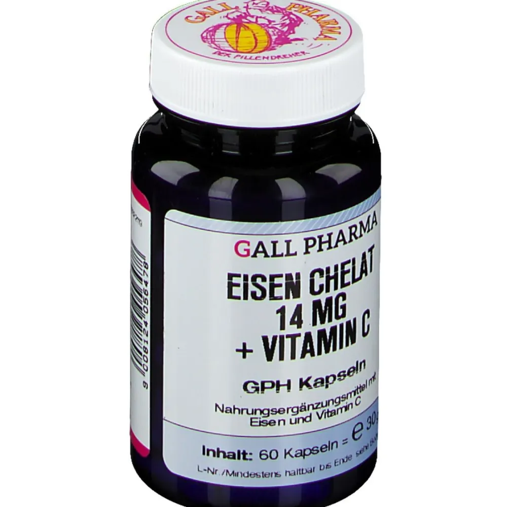 Eisen Chelat 14 mg + Vitamin C GPH| Best