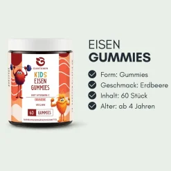Eisen Gummibärchen für Kinder| Gumtamin|