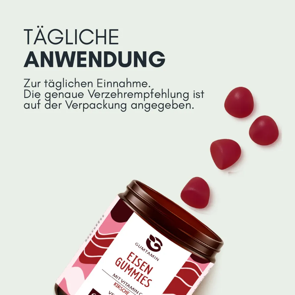 Eisen Gummibärchen hochdosiert| Gumtamin> Online