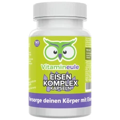 Eisen Komplex Kapseln - Eisenbisglycinat + Vitamin C - ®|Vitamineule Sale