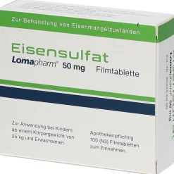 Eisensulfat Lomapharm 50 mg Filmtabletten| Best