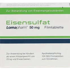 Eisensulfat Lomapharm 50 mg Filmtabletten| Best
