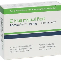 Eisensulfat Lomapharm 50 mg Filmtabletten| Best