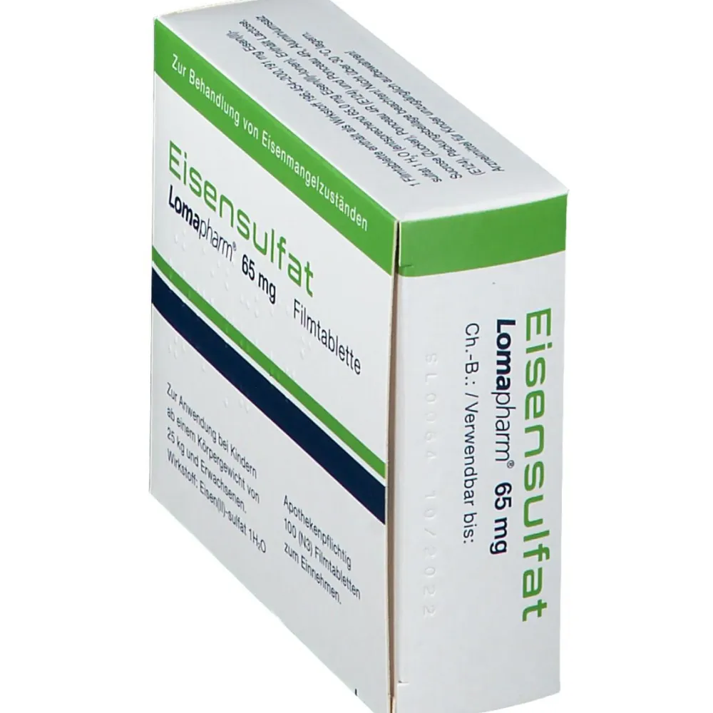 Eisensulfat Lomapharm 65 mg Tabletten| Best