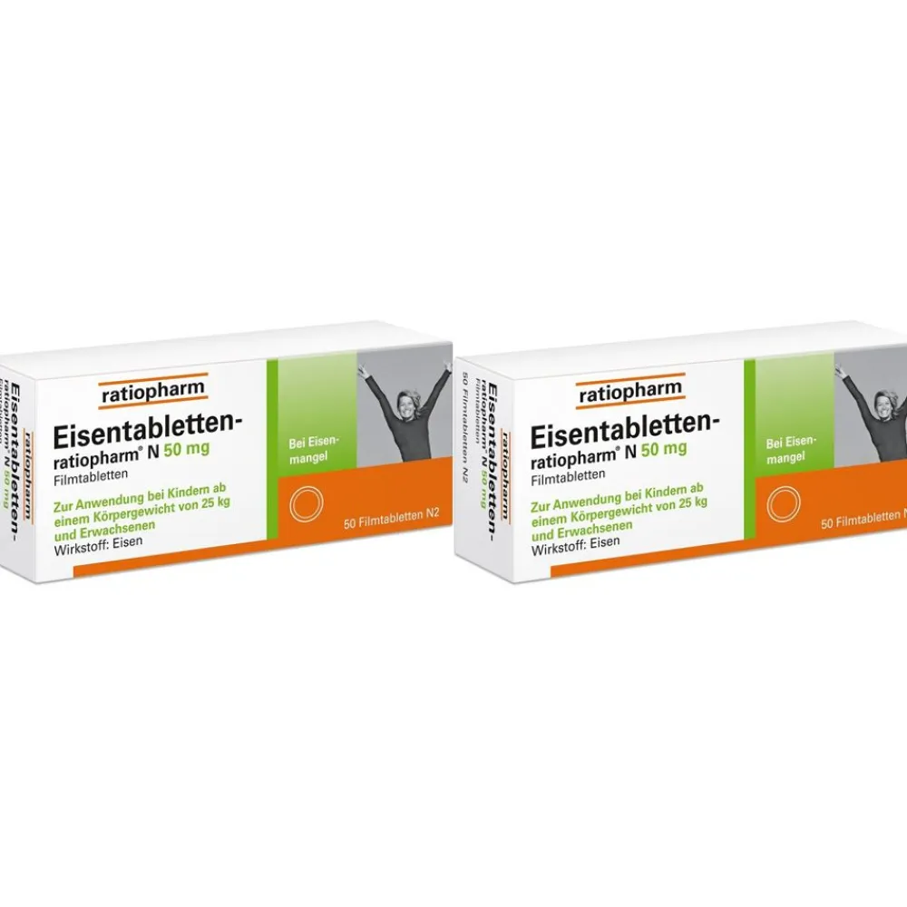 Eisentabletten-ratiopharm® N 50 mg Filmtabletten> Clearance