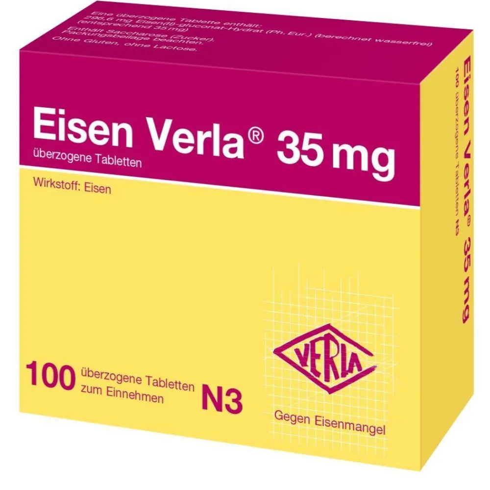 Eisen Verla® 35 mg Tabletten| Outlet