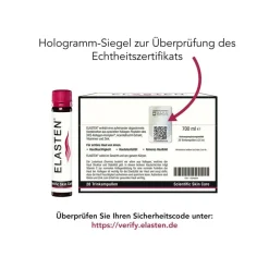 ® Kollagen Trinkampullen für schöne Haut – das studiengeprüfte Original, mit Acerola, Vitamin C, Zink, Biotin|Elasten Best
