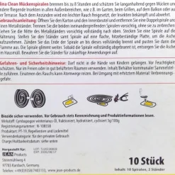 Elina Clean Mückenspirale mit Metallständern><noscript><img width=