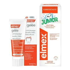 gelée + Junior Zahnspülung - für Kinder von 6-12 Jahren>elmex