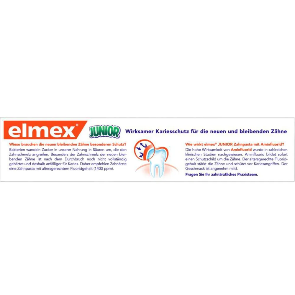 Junior 6-12 Jahre Kinder-Zahnpasta>elmex Hot