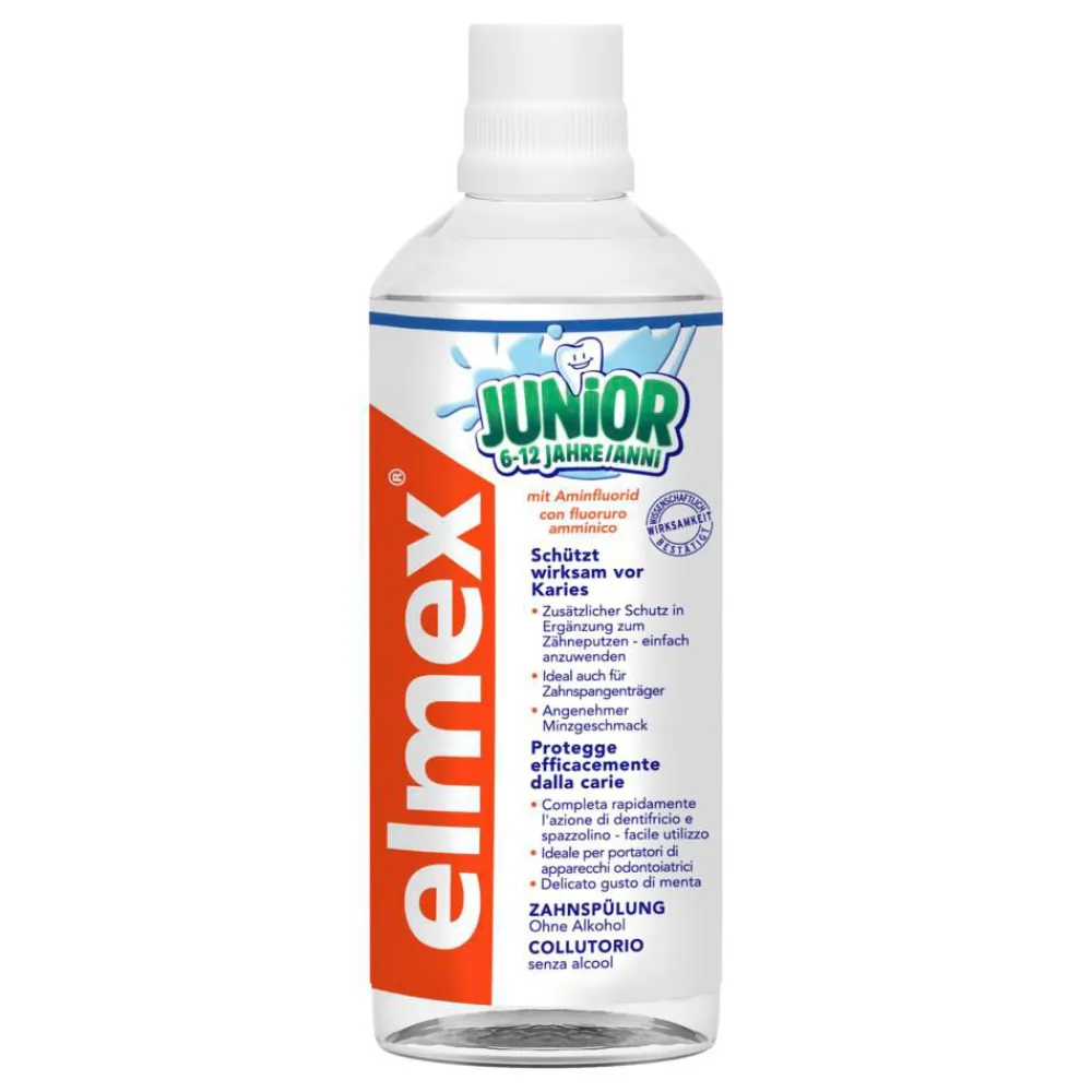 Junior Zahnspülung - für Kinder von 6-12 Jahren|elmex Hot