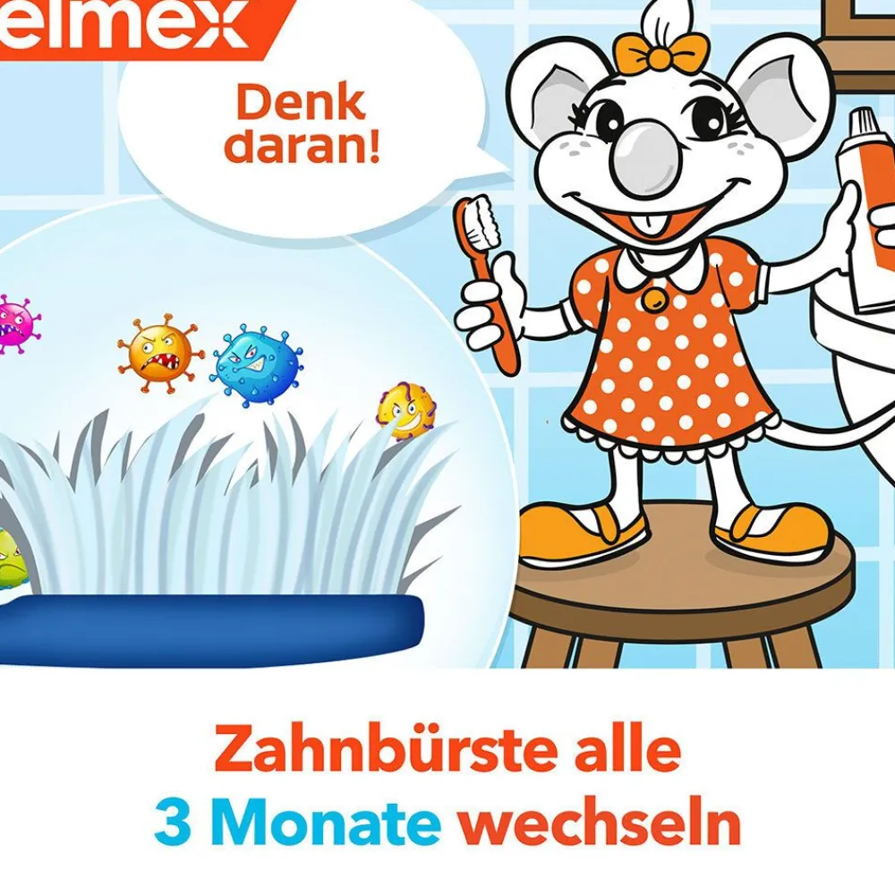 Kinder-Zahnbürste weich für Kinder im Alter von 2-6 Jahren|elmex Outlet