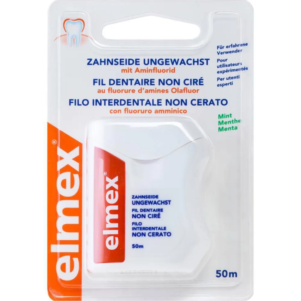 Zahnseide ungewachst>elmex Clearance