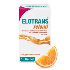 Elotrans® reload – Veganes Trinkpulver – nach anstrengenden Aktivitäten oder bei Erschöpfung, Isotonische Elektrolyt-Glucose-Mischung> Clearance