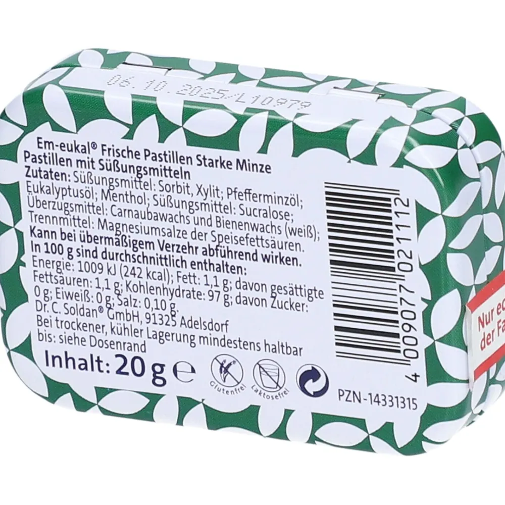 ® Frische Pastillen Starke Minze|Em-eukal Best