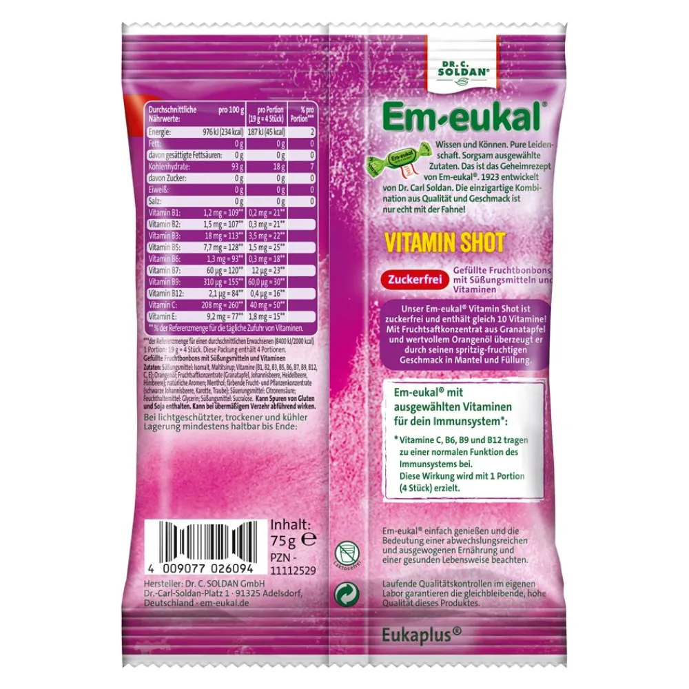 ® ImmunStark® VITAMIN SHOT Bonbon Zuckerfrei>Em-eukal Outlet