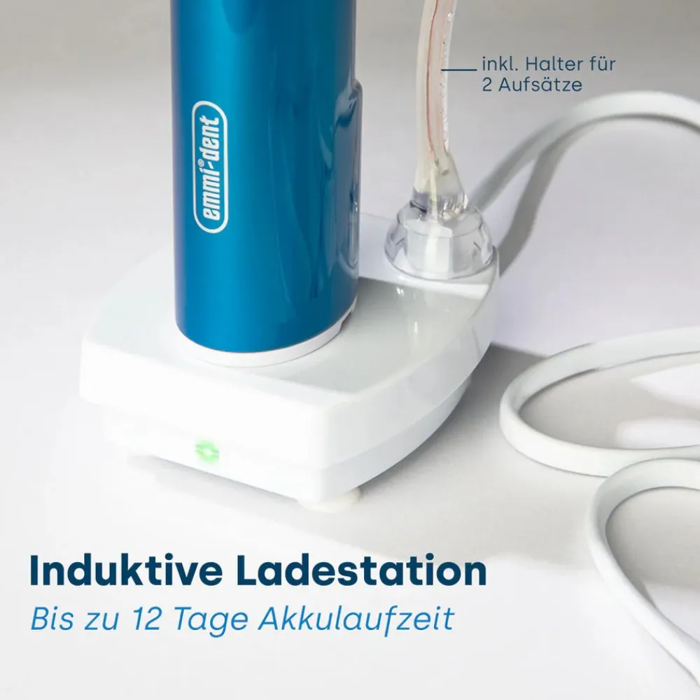 Emmi®-dent Platinum Ultraschallzahnbürste Basis-Set blau>Emmi-Dent Clearance