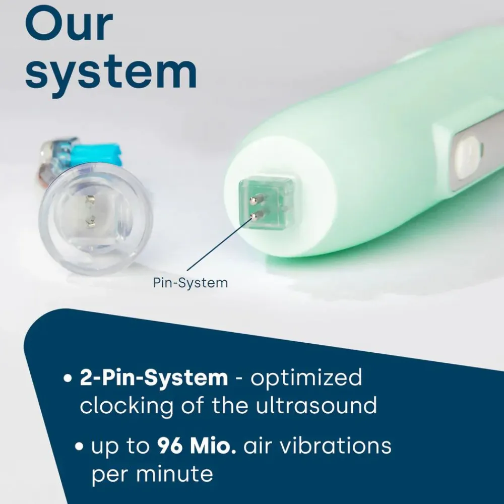 emmi-dent Ultraschallzahnbürste Metallic Pastellgrün> Discount