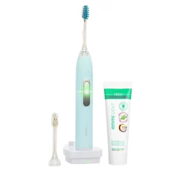 emmi-dent Ultraschallzahnbürste Metallic Pastellblau| Best