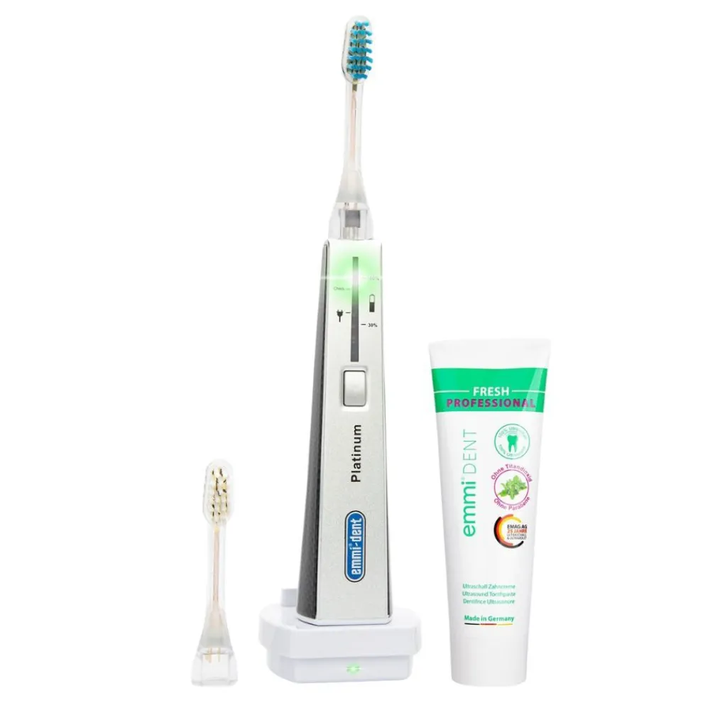 emmi-dent Ultraschallzahnbürste Platinum Carbon| Online