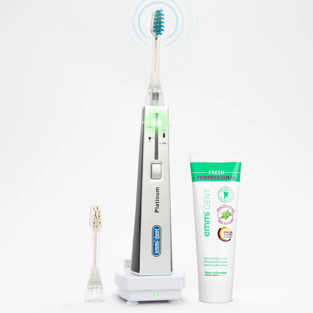 emmi-dent Ultraschallzahnbürste Platinum Carbon| Online