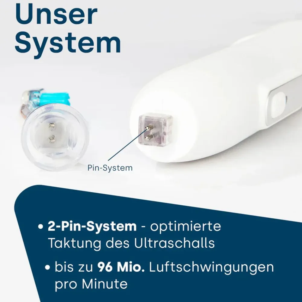 emmi-dent Ultraschallzahnbürste Metallic Naturweiß> Sale