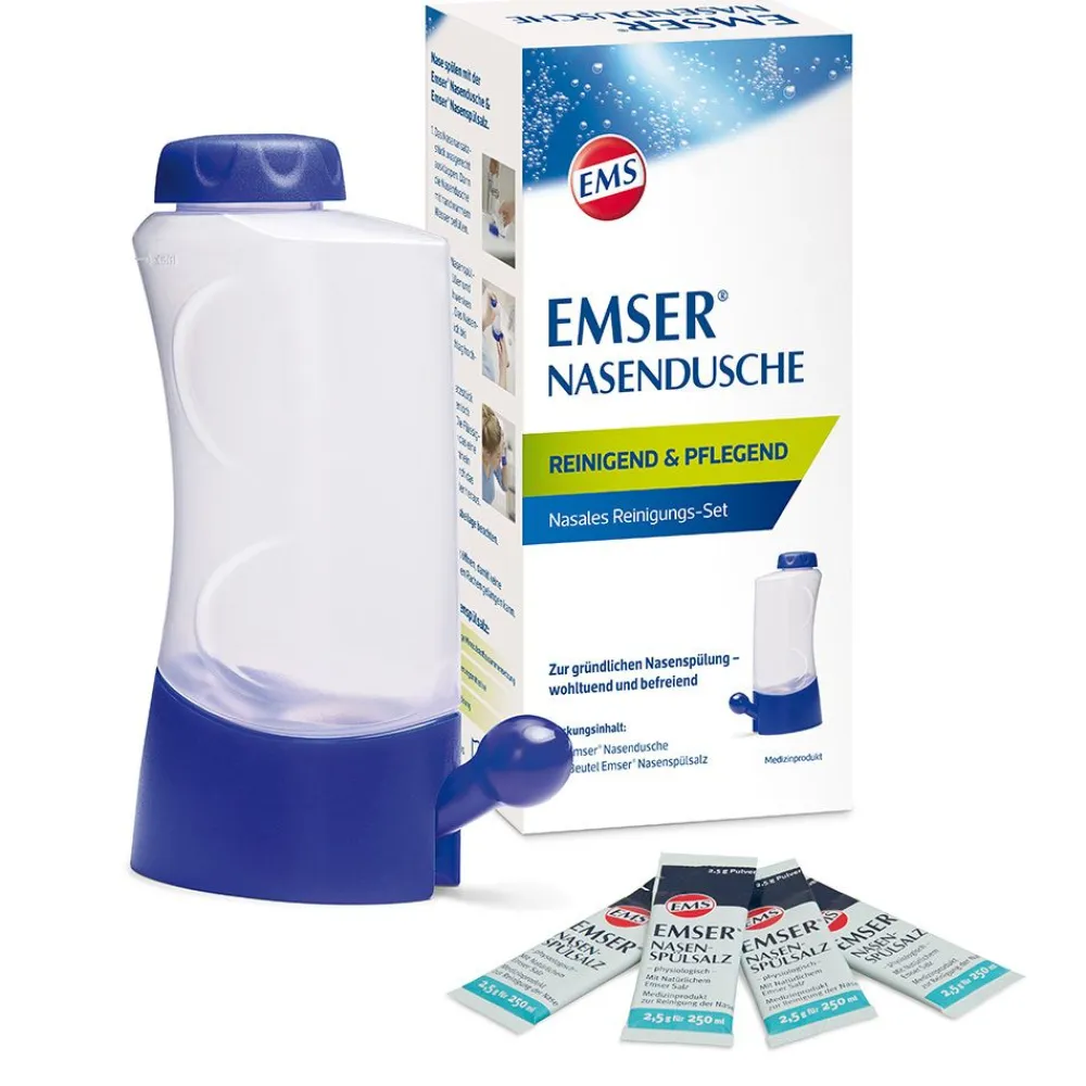 ® Nasendusche mit 4 Beuteln Nasenspülsalz>Emser Sale