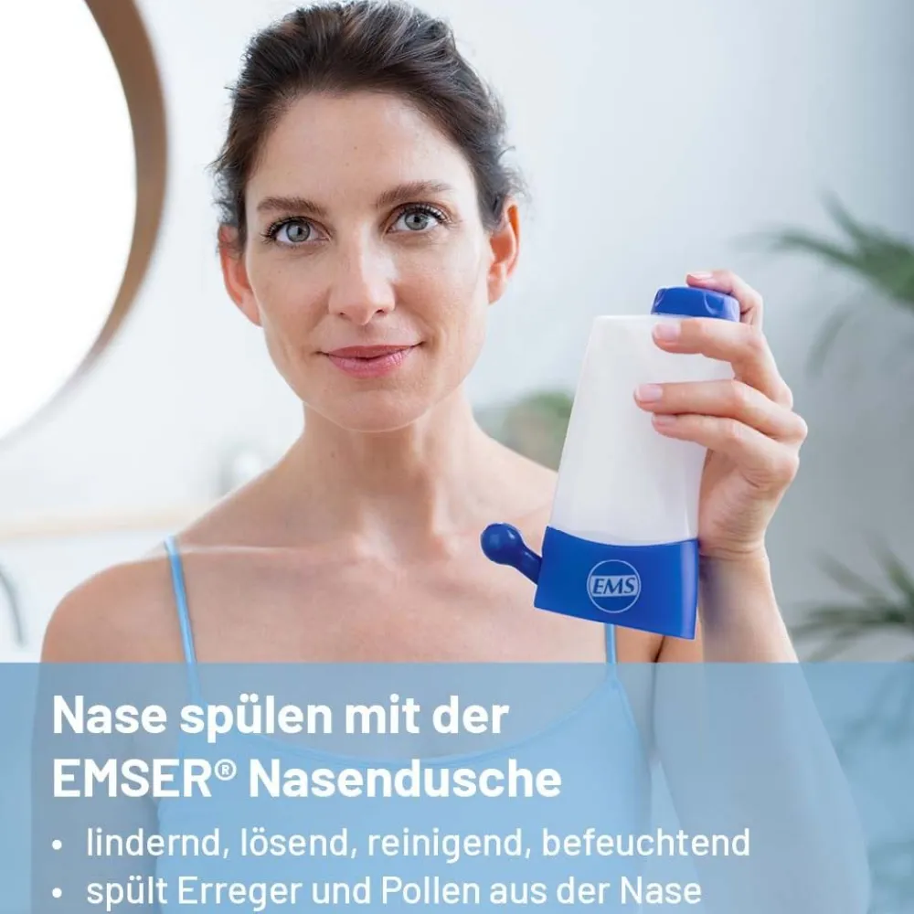 ® Nasendusche mit 4 Beuteln Nasenspülsalz>Emser Sale